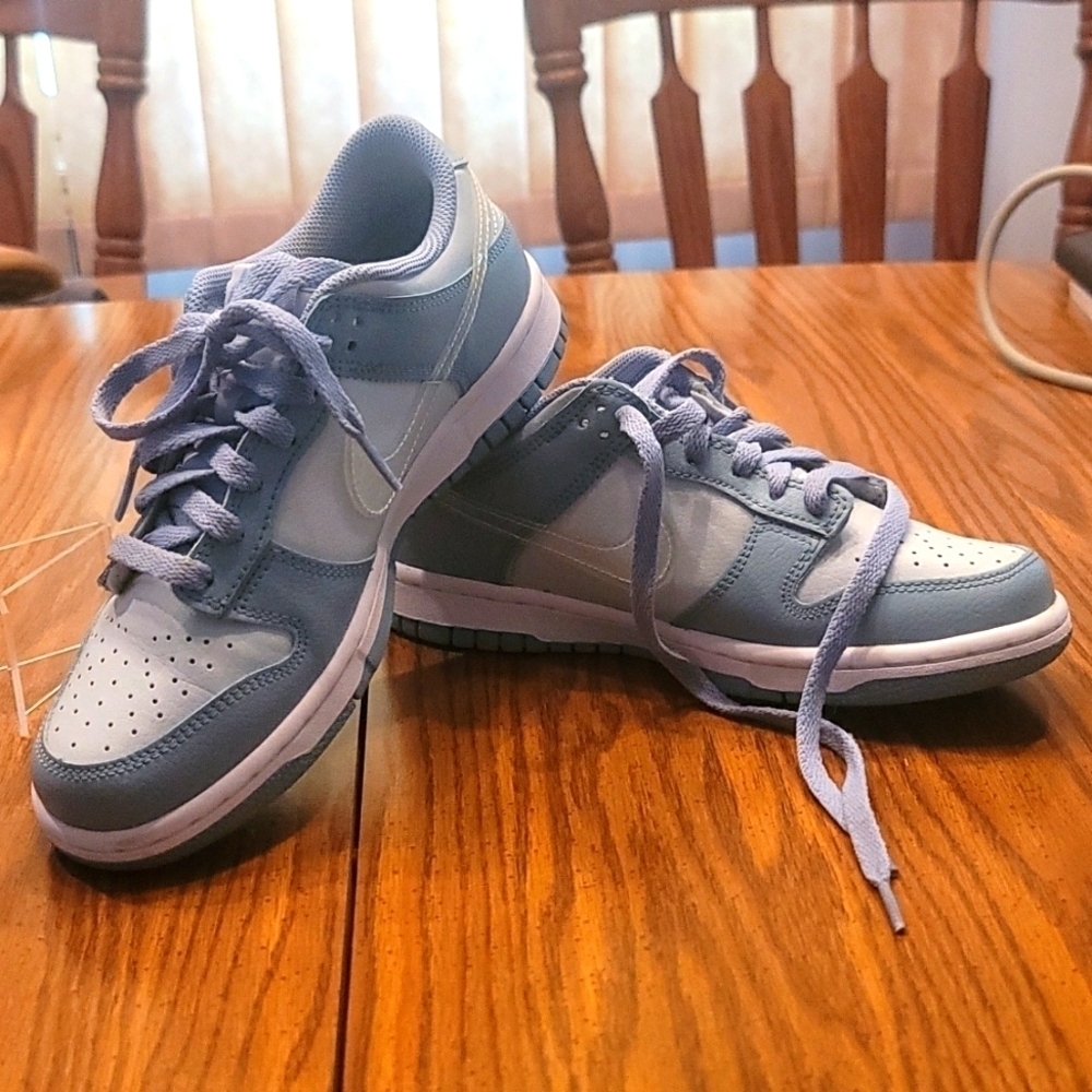 Nike Dunks Sneakers Light Blue